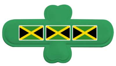 jamaican jamaica flag stickers, magnet
