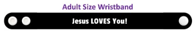 jesus loves you wristband