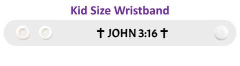 john 316 green crosses wristband