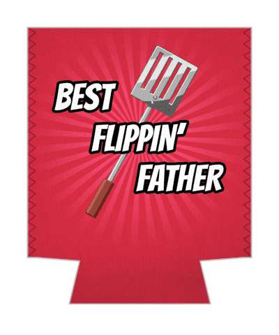 joke best flipping father bbq grill spatula stickers, magnet