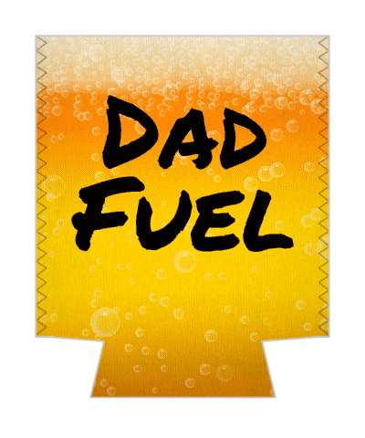 joke dad fuel beer drinking stickers, magnet