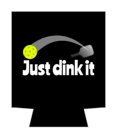 just dink it pickleball funny saying ball paddle stickers, magnet