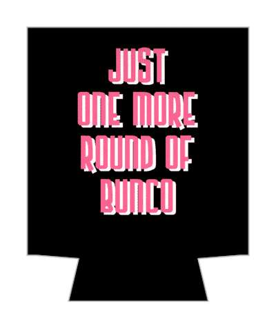 just one more round of bunco stylized stickers, magnet