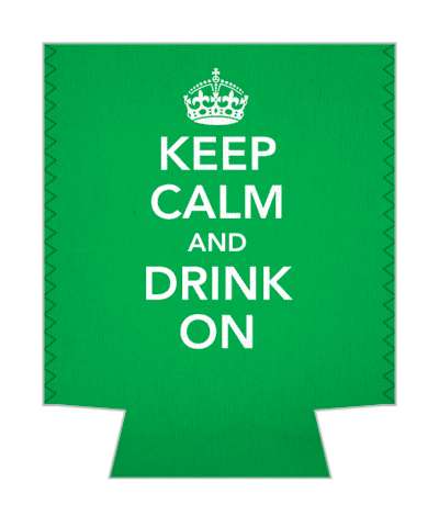 keep calm and drink on st patricks stickers, magnet