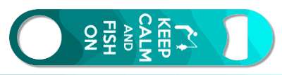 keep calm and fish on silhouette fisher fishing fish stickers, magnet