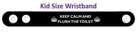 keep calm and flush the toilet humor stickers, magnet