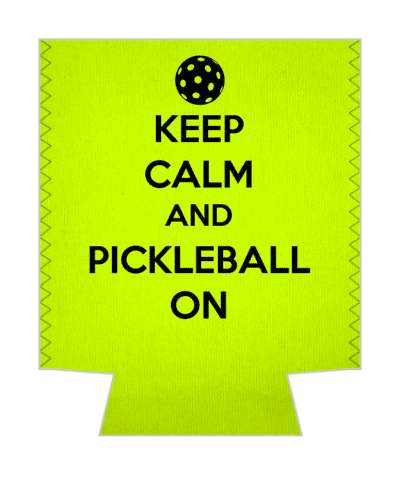 keep calm and pickleball on funny fan team stickers, magnet