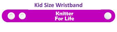 knitter for life committed stickers, magnet
