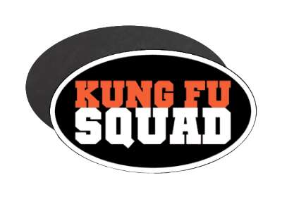 kung fu squad bold team stickers, magnet