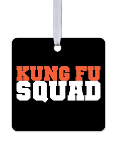 kung fu squad team bold stickers, magnet
