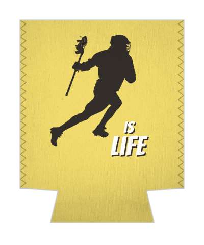 lacrosse is life silhouette stickers, magnet