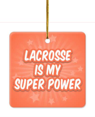 lacrosse is my super power stars rays stickers, magnet