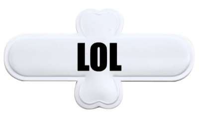 laughing out loud lol fun stickers, magnet