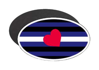 leather pride flag colors stickers, magnet
