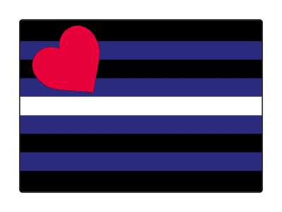 leather pride flag heart stripes colors lgbtq lgbt stickers, magnet