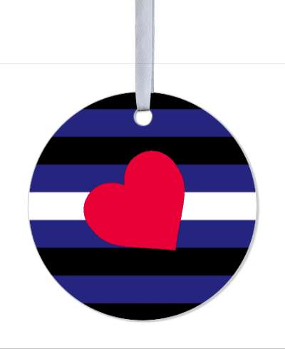 leather pride flag lgbt metal circle stickers, magnet