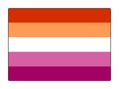 lesbian pride flag lgbt colors flag bright stickers, magnet