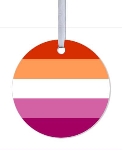 lesbian pride flag lgbt metal circle stickers, magnet