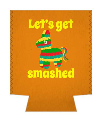 lets get smashed pinata orange cute stickers, magnet