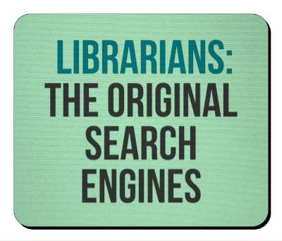 librarians the original search engines funny internet stickers, magnet
