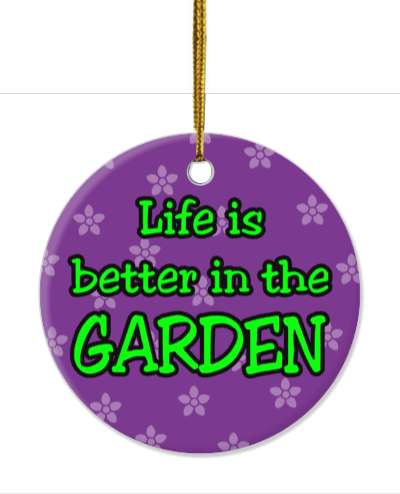life is better in the garden flower pattern stickers, magnet