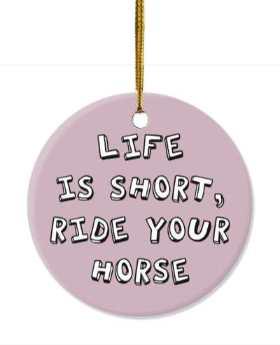life is short ride your horse cute stickers, magnet