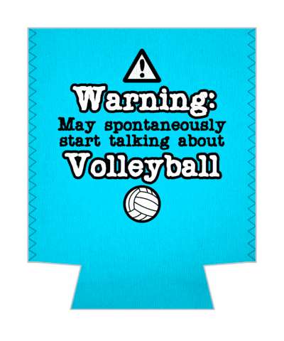 light blue warning may spontaneously start talking about volleyball stickers, magnet