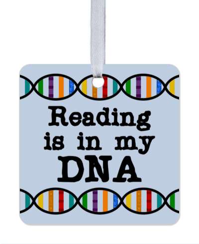 literature reading is in my dna book stickers, magnet