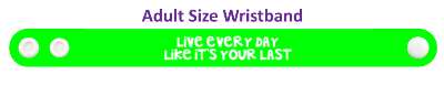 live every day like its your last wise saying stickers, magnet