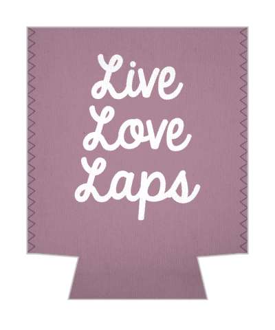 live love laps swimming fanatic stickers, magnet