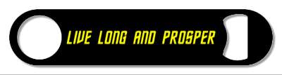 llap vulcan saying live long and prosper stickers, magnet