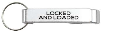 locked and loaded ammo guns stickers, magnet