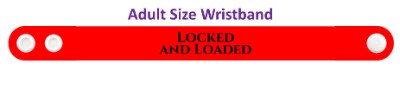 locked and loaded stickers, magnet