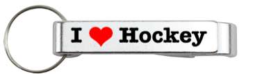 love i heart hockey devoted stickers, magnet