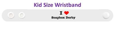 love i heart soapbox derby stickers, magnet