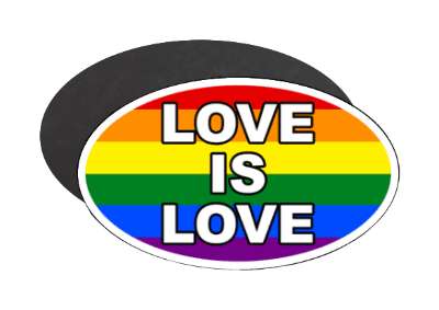 love is love lgbt pride flag colors stickers, magnet