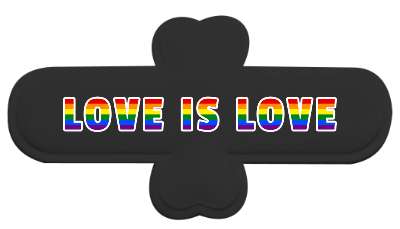 love is love stickers, magnet