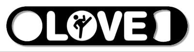love martial arts kicking stick figure stickers, magnet