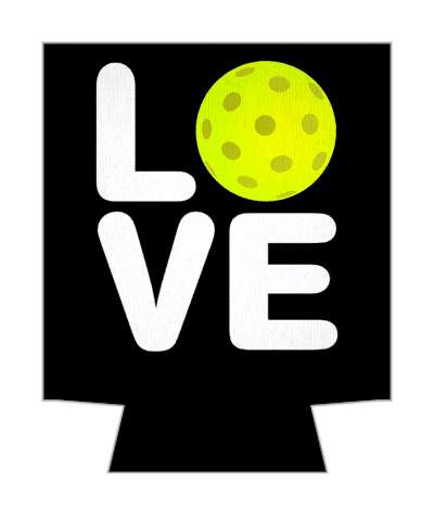 love pickleball ball fun sport awesome fan stickers, magnet