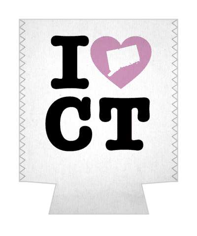 love state i heart connecticut ct stickers, magnet