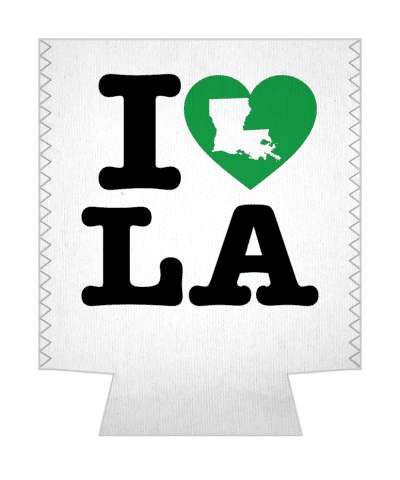 love state i heart louisiana la stickers, magnet