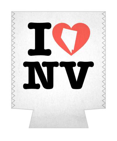 love state i heart nevada nv stickers, magnet