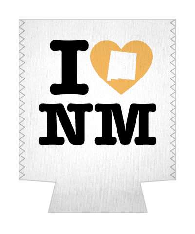 love state i heart new mexico nm stickers, magnet