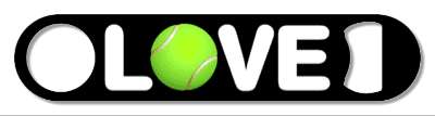 love tennis tennisball black white stickers, magnet