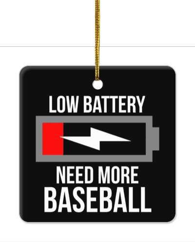 low battery need more baseball battery progress bar stickers, magnet