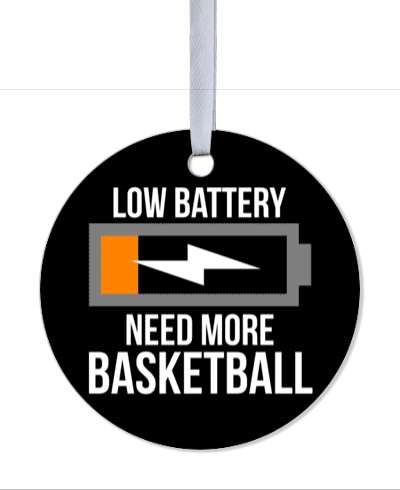 low battery need more basketball progress bar stickers, magnet