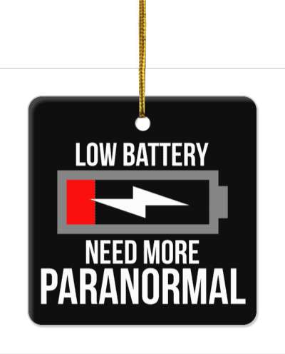 low battery need more paranormal rechanrge stickers, magnet