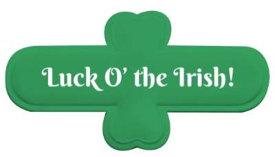 luck o the irish ireland saint patricks day stickers, magnet