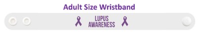 lupus awareness purple awareness ribbon wristband