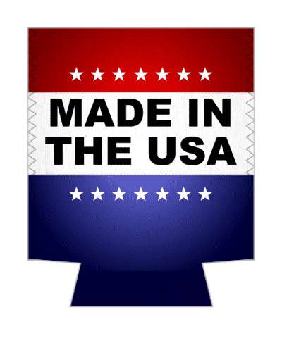 made in the usa stars stripes red white blue us colors stickers, magnet